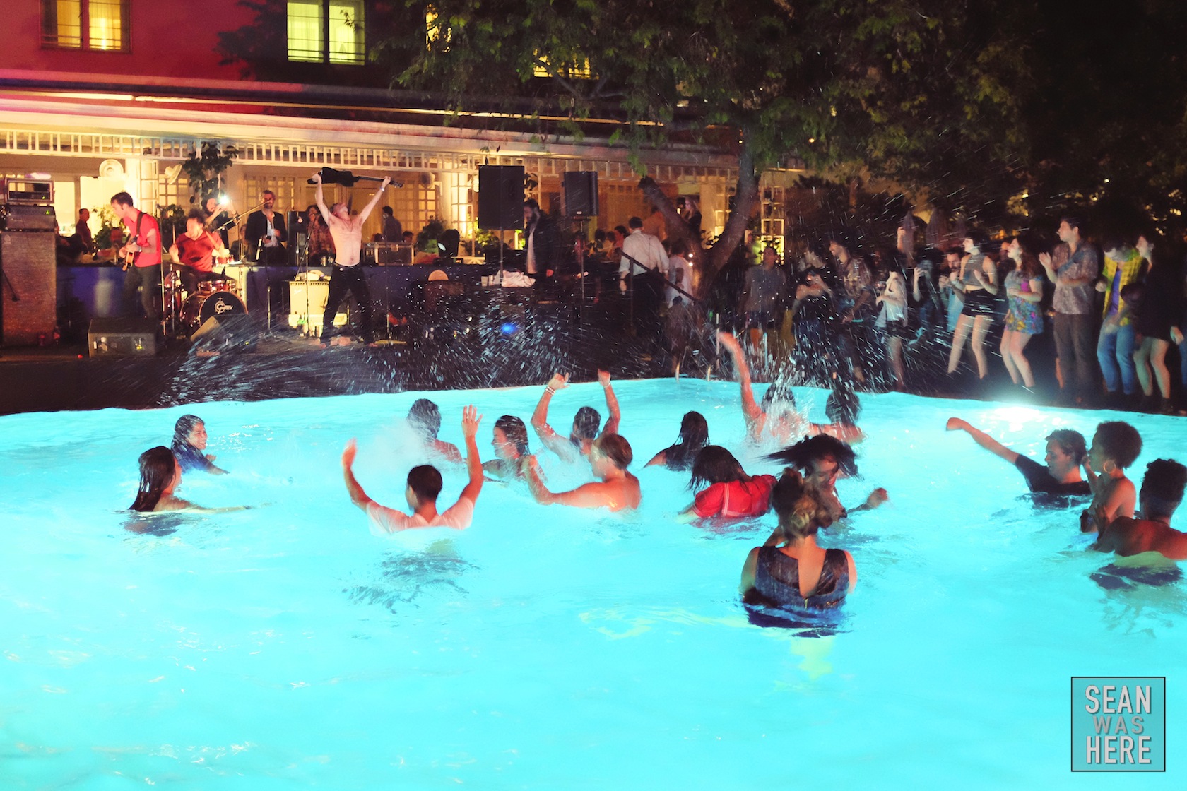 Juxtapose Art Basel Pool Party. Miami Beach 2013