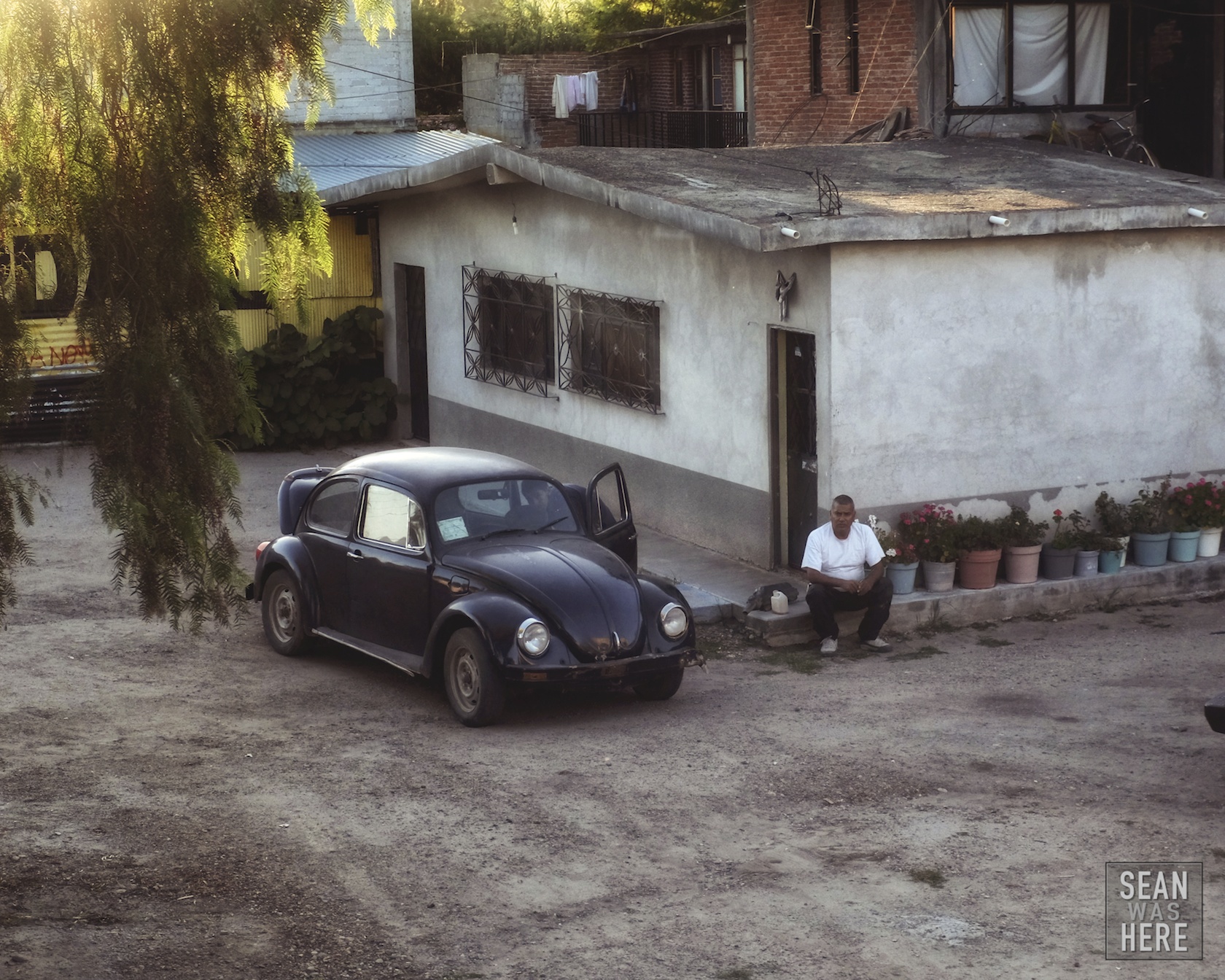 These VW bugs are EVERYWHERE in Mexico. They are family cars that have just been kept running since they were made. You see them in Mexico as often as you’d see a Toyota in the States. Mitla, Mexico