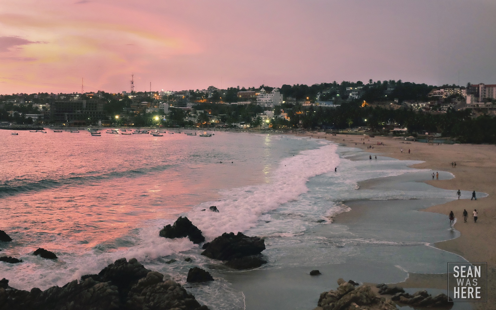 Sunset. Puerto Escondido, Mexico