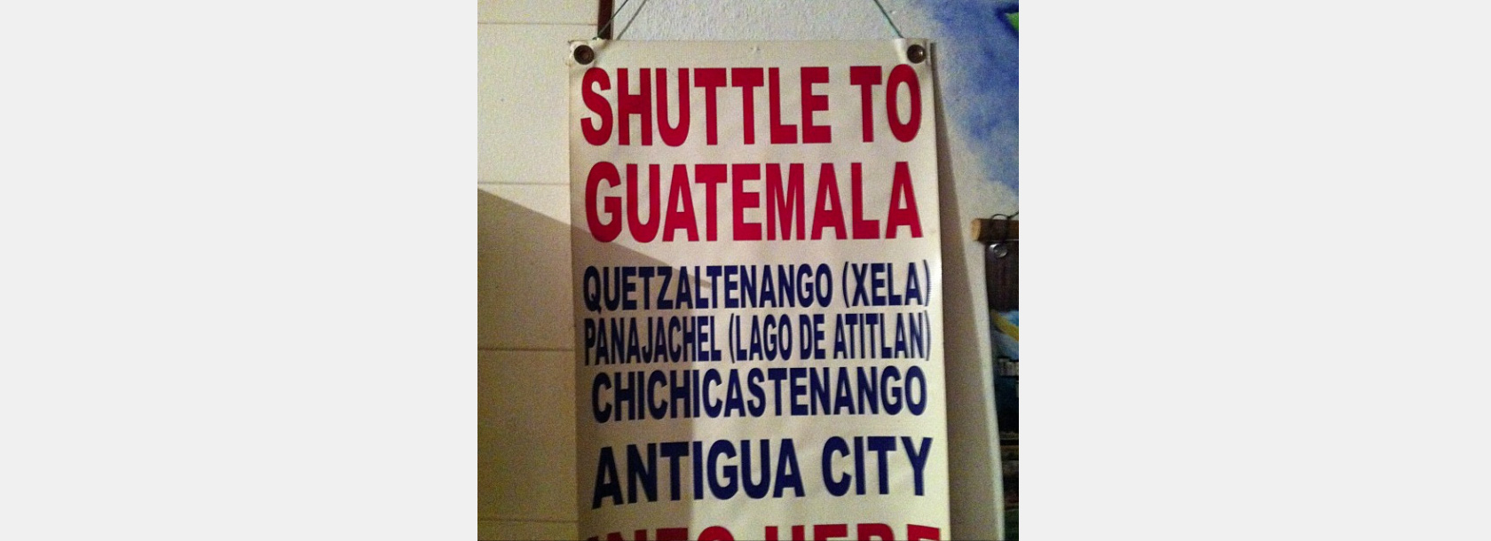 Shuttle To Guatemala